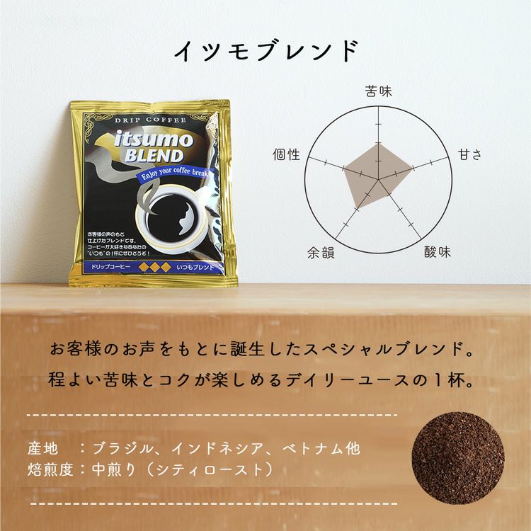 ドリップコーヒーイツモブレンド1000杯セット業務用 大容量パック