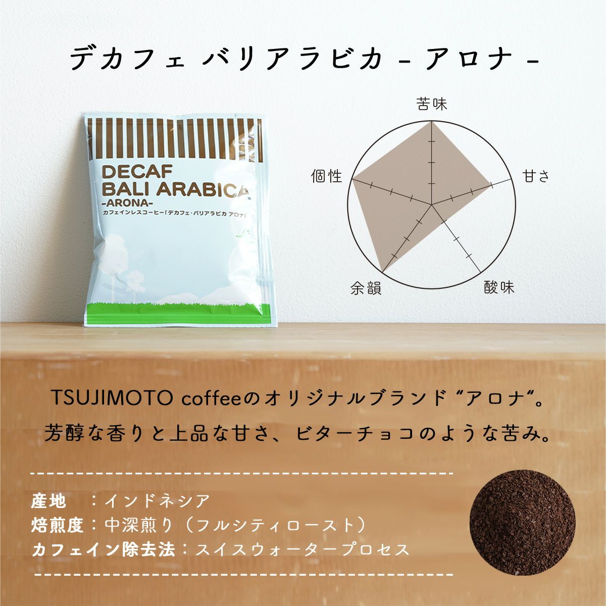 デカフェドリップコーヒー 3種100杯セット[コロンビア50杯・モカ25杯