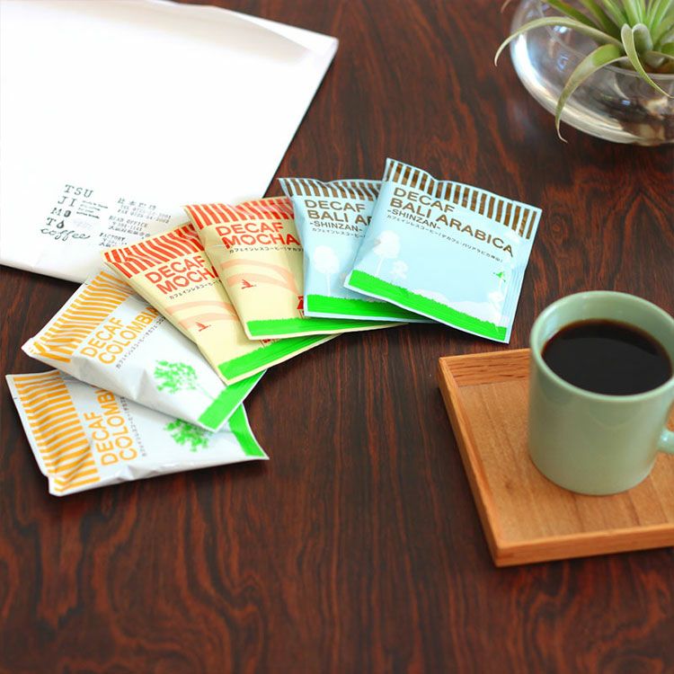 デカフェドリップコーヒー 3種お試し6杯セットカフェインレスドリップコーヒー | TSUJIMOTOcoffee