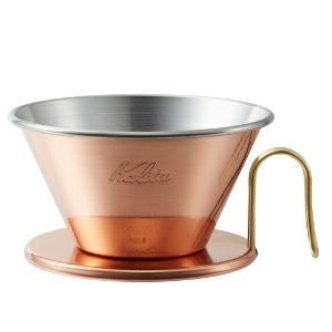かりんとう　タッパーウェアウエーブ＆ММボール（大） ウェーブドリッパー WDC-185TSUBAME & Kalita2～4杯用 銅製味