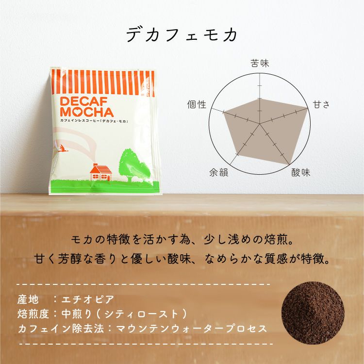 デカフェドリップコーヒーデカフェドリップコーヒー 2種100杯セット