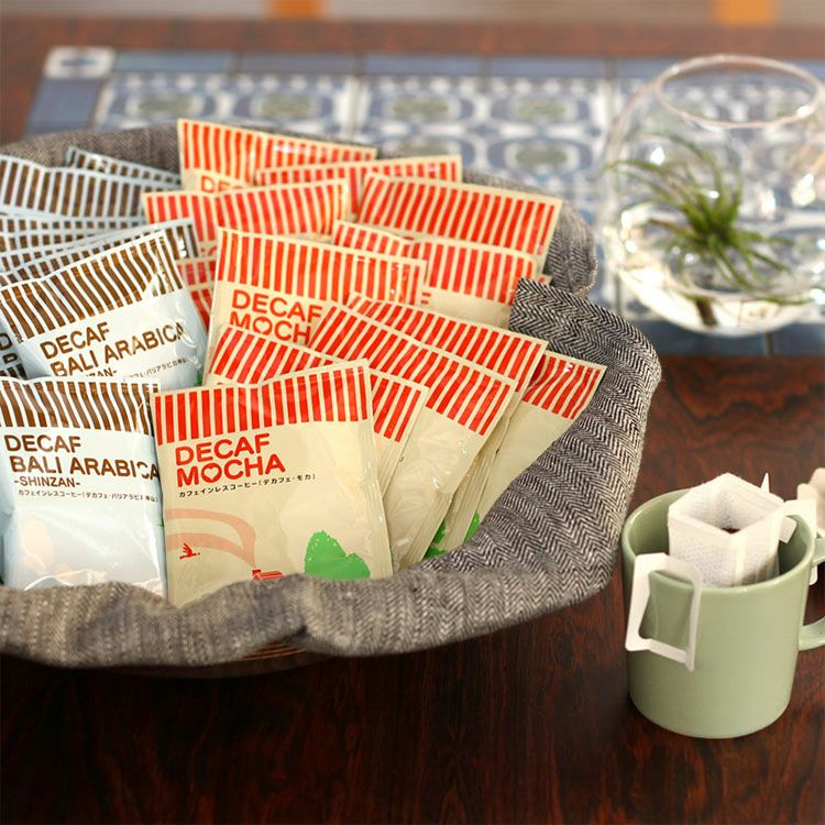 Aroenika coffee ドリップコーヒー×50袋入り カフェイン2倍 デカフェドリップコーヒーデカフェドリップコーヒー 2種100杯セット