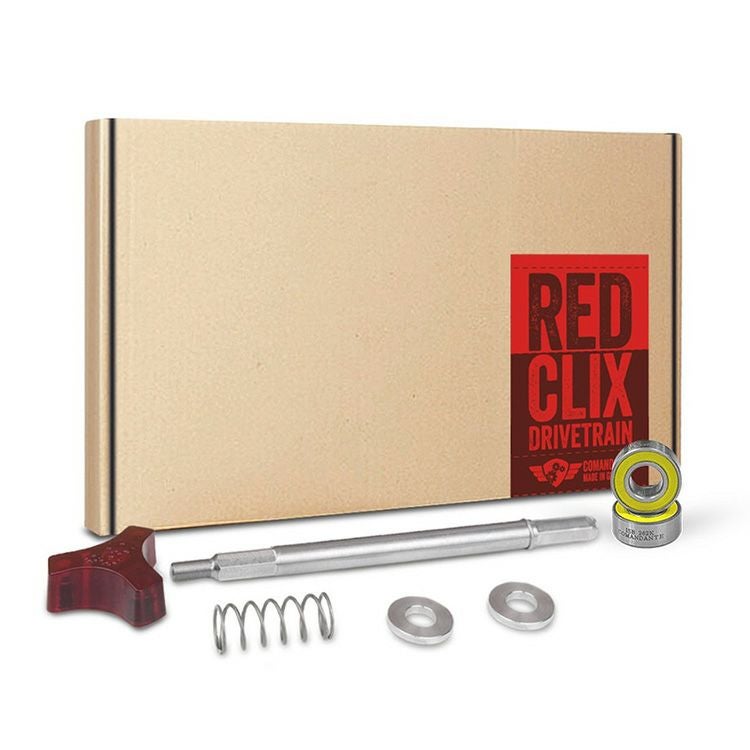 期間限定[8月21日お渡しまで]コマンダンテ本体(ウェンジ)、レッドクリックス セット COMANDANTE RED CLIX（RX35）Drivetrain Set / 3809（ベアリング付