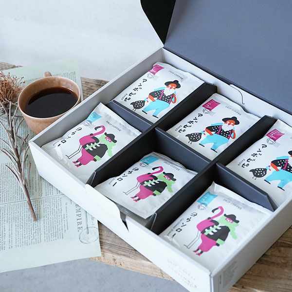 ホワイトデーにグルメドリップコーヒーひげおじさんと羽ばたく鳥2種