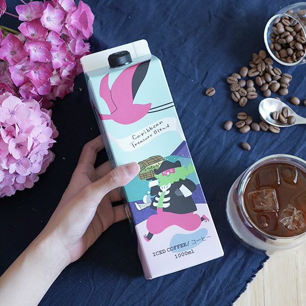 ホワイトデーにひげおじさんと羽ばたく鳥の宝探しギフトセットアイス