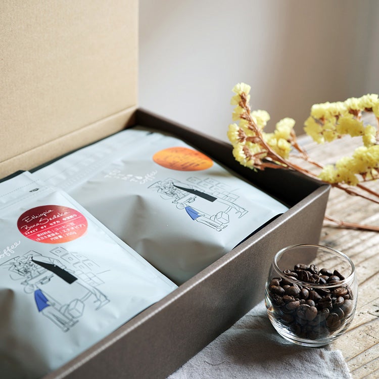 父の日にスペシャルティコーヒー豆2種詰め合わせギフト -iced coffee