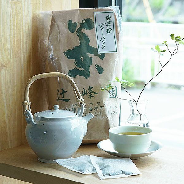 茶葉入れ お茶の辻峰園 緑茶粉 パック [お徳用] 8g×105P入り 業務用 給食