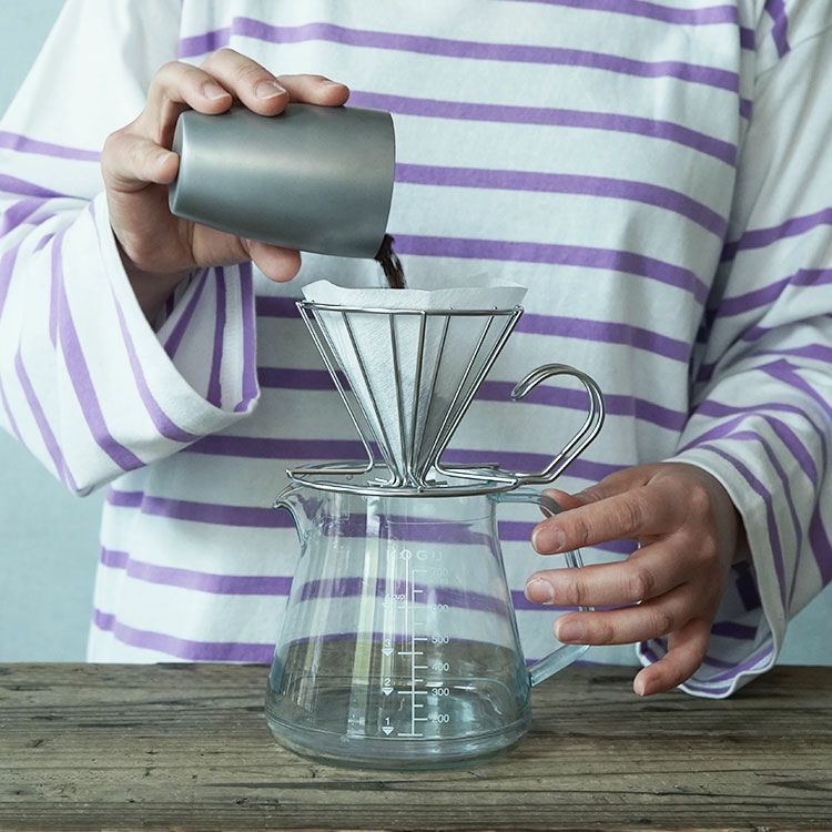 KOGU 珈琲考具豆カップ 250ml 18-8ステンレス製コーヒー豆計量 コップ