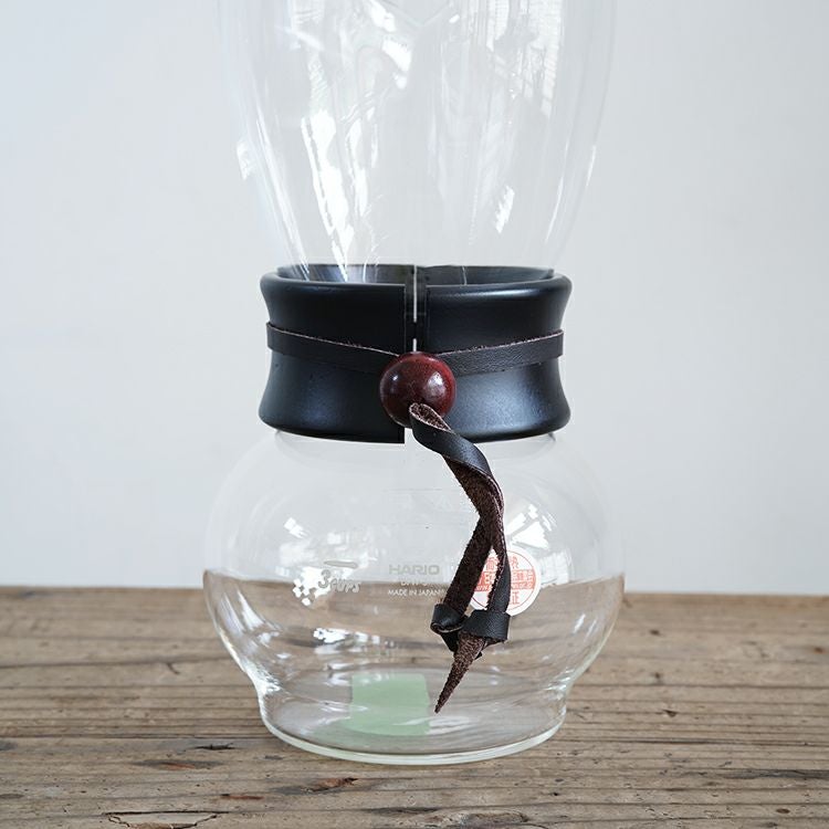 ハリオ ドリップポット・ウッドネックネルドリップ 3～4杯用透過抽出法