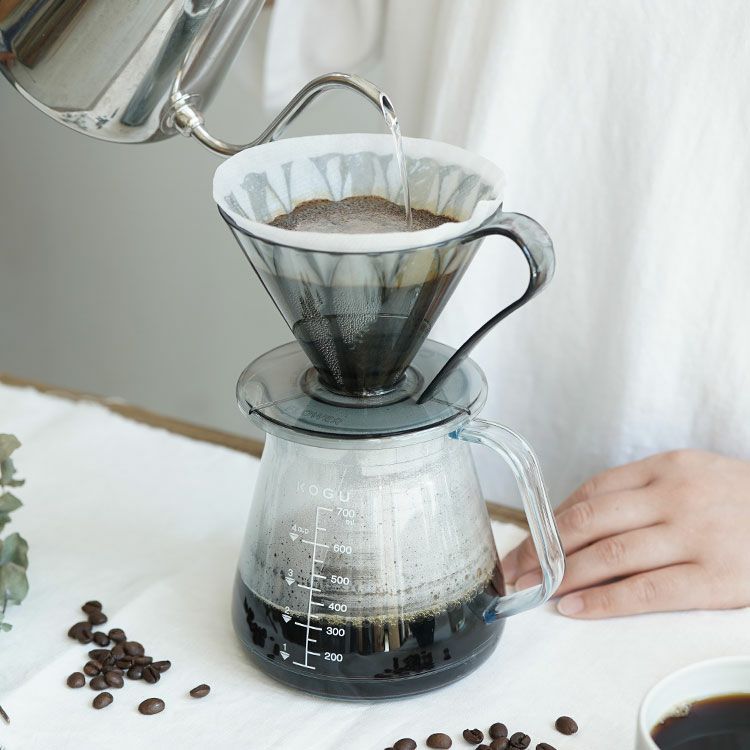 CAFEC FLOWER DRIPPER cup4トライタン フラワードリッパー 2～4杯用