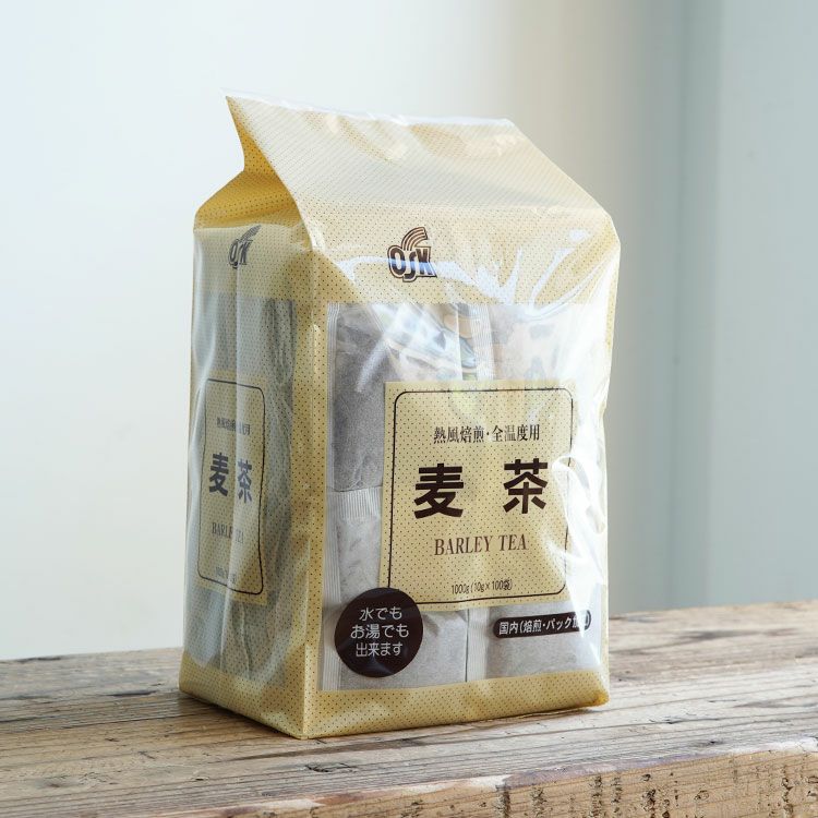 レギュラーパック麦茶徳用100P国産大麦100%使用ノンカフェイン