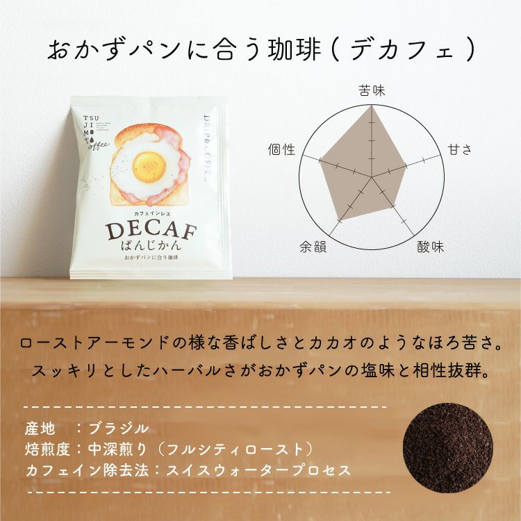 ホワイトデーにパンに合うカフェインレスコーヒー「デカフェぱんじかん