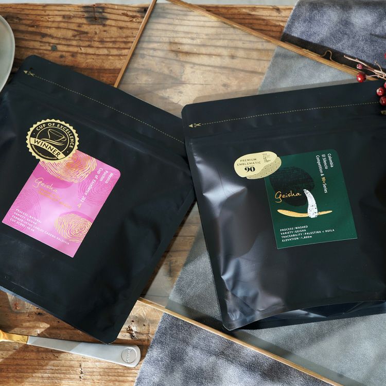 ホワイトデーに【数量限定】グランクリュコーヒー豆・粉ゲイシャ 2種