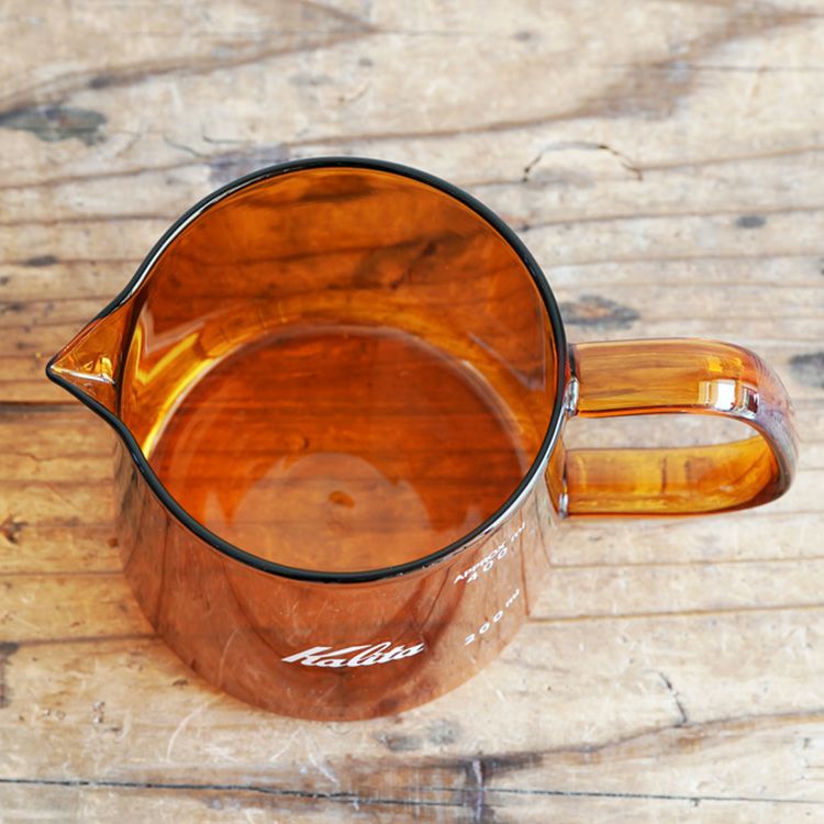 数量限定】Kalita Jug400 アンバー（1～2杯用）コーヒーサーバー
