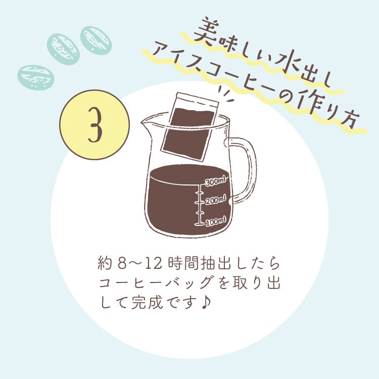 カフェインレス 水出しアイスコーヒー「デカフェ コロンビア - aiu